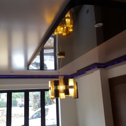 Multi level stretch ceiling 