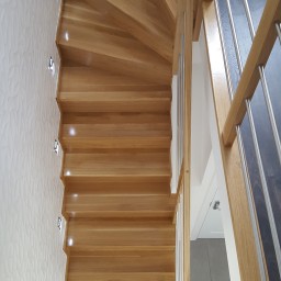 Wooden stairs