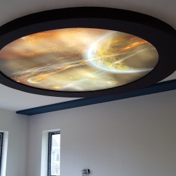 Galaxy stretch ceiling element 
