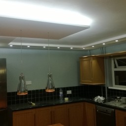 Kitchen ceiling and lights