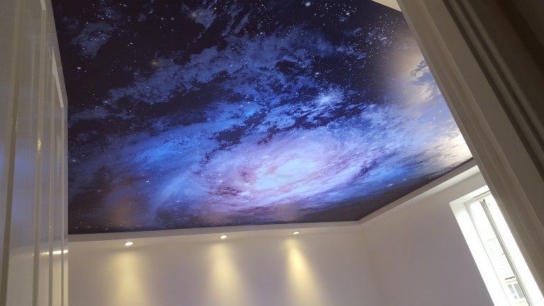 Galaxy stretch ceiling 